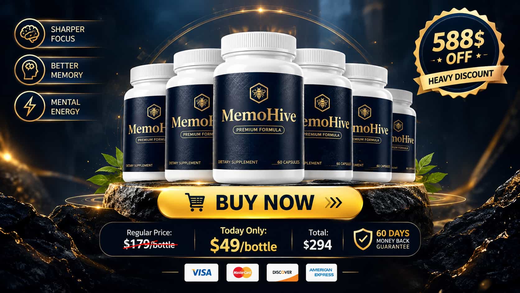 MemoHive 6 bottles buy